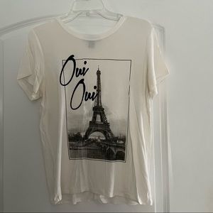 Paris graphic tshirt